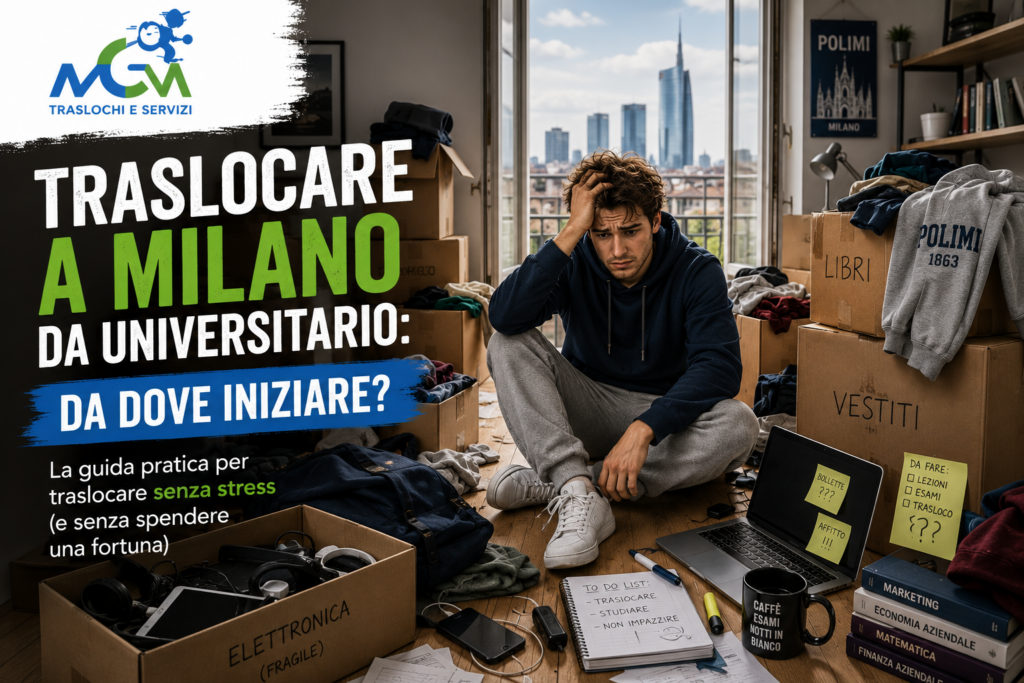 Trasloco per Studenti Milano Monza e Brianza